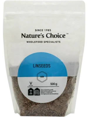 LINSEDDS RAW 500G