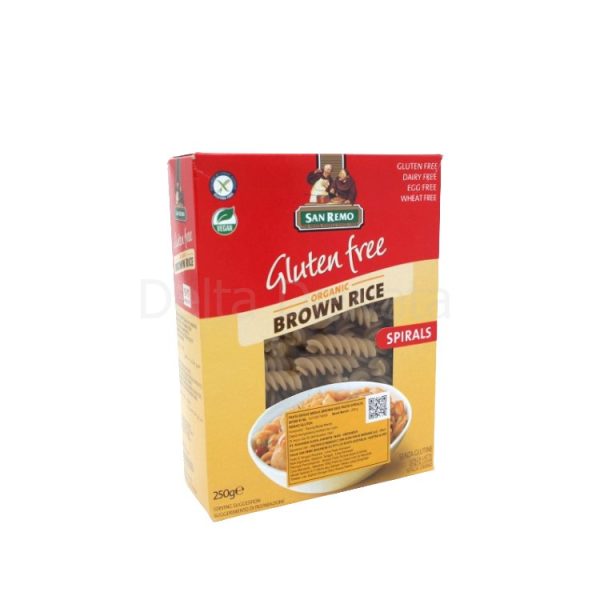 GLUTEN FREE ORGANIC BROWN RICE SPIRALE