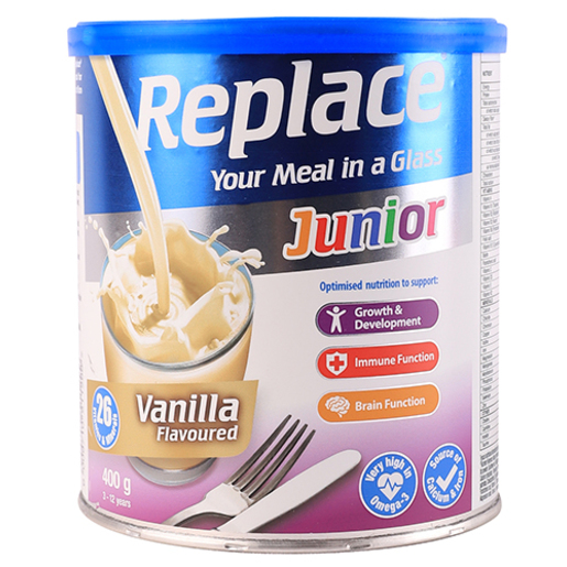 REPLACE YOUR MEAL IN A GLASS JUNIOR VANILLA FLAVOURED