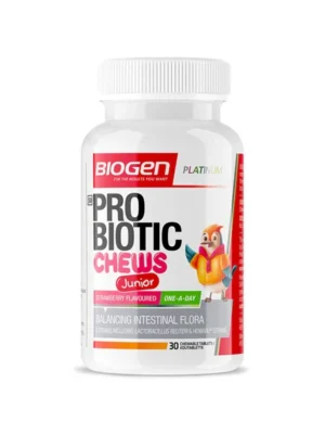 PROBIOTIC CHEWS JUNIOR STRAWBERRY FLAVOURED
