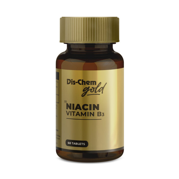 gold NIACIN VITAMIN B3