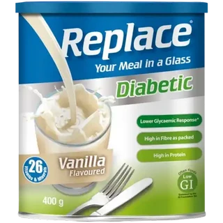 REPLACE YOUR MEAL IN A GLASS DIABETIC VANILLA FLAVOURED