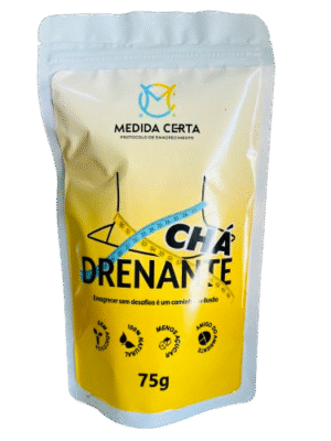 MEDIDA CERTA CHÁ DRENANTE