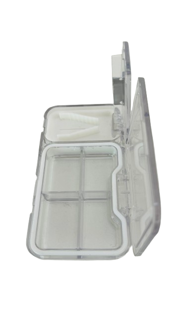 PORTA SUPLEMENTO PILL BOX TRANSPARENTE