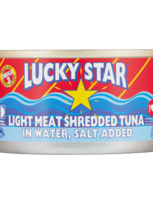 LIGHT MEAT SHREDDED TUNA IN WATER,SALT ADDED 170G