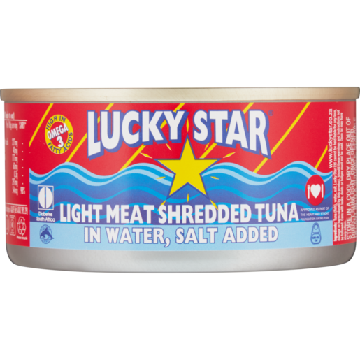LIGHT MEAT SHREDDED TUNA IN WATER,SALT ADDED 170G