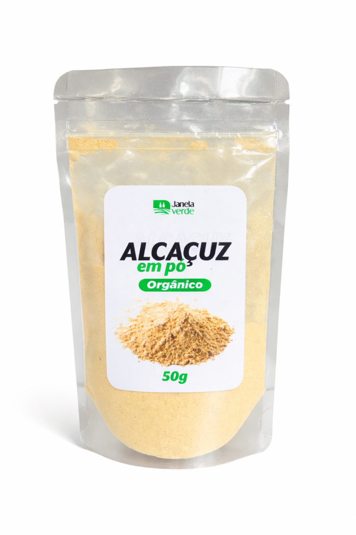 Alcaçuz em pó orgânico 50G