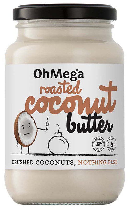 OH MEGA REASTED COCONUT BUTTER CRUSHED COCOUNTS ,NITHING ELSE