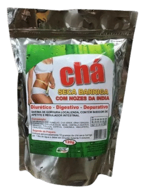 CHA SECA BARRIGA COM NOZES DA INDIA
