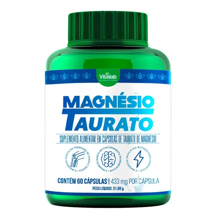 MAGNESIO TAURATO 433MG 60 CAPSULAS
