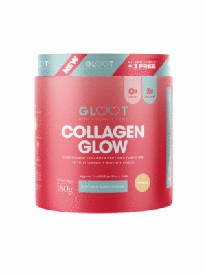 COLLAGEN GLOW UNFLAVOURED 180G