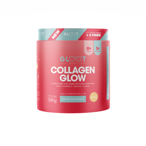 COLLAGEN GLOW UNFLAVOURED 180G