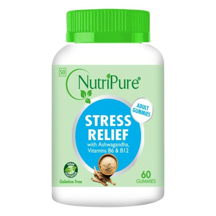 STRESS RELIEF WITH ASHWAGANDHA,VITAMIN B6 & B12