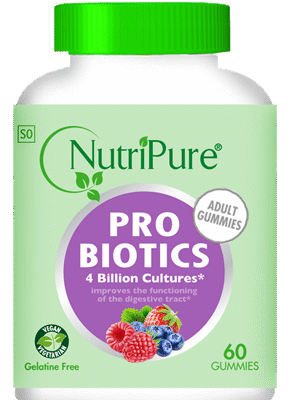 PROBIOTICS 4 BILLION CULTURES 60 GUMMIES
