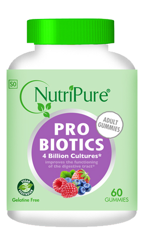PROBIOTICS 4 BILLION CULTURES 60 GUMMIES