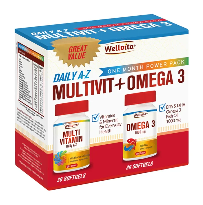 MULTIVIT +OMEGA 3 30 CAPSULAS
