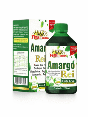 AMARGO REI, CARQUEJA,ESPINHEIRA SANTA,ALCACHOFRAS,QUINA,CAMOMILA,JURUBELA 500ML
