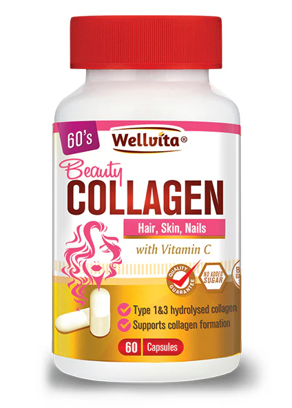 Beauty COLLAGEN Hair,Skin,Nails with Vitamin C 60 Capsules