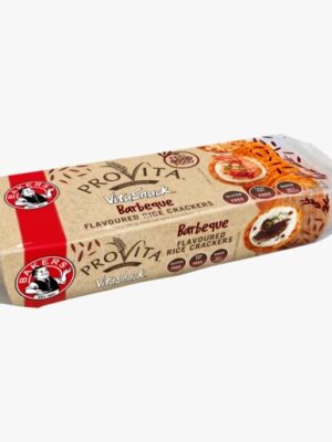 PROVITA OVEN BAKED VITASNASCK BARBEQUE FLAVOURED RICE CRACKERS