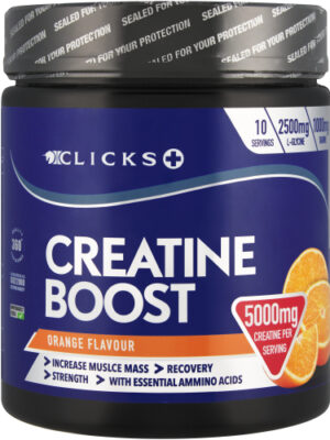 CREATINE BOOST 5000mg ORANGE FLAVOUR 650g