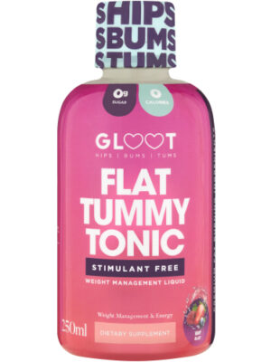 GLOOT FLAT TMMY TONIC STIMULANT FREE BERRY BLAST 250ML