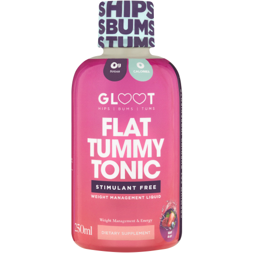 transferir (2) GLOOT FLAT TMMY TONIC STIMULANT FREE BERRY BLAST 250ML