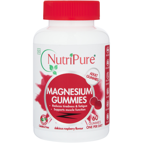 NUTRIPURE MAGNESIUM GUMMIES 60 CAPSULAS