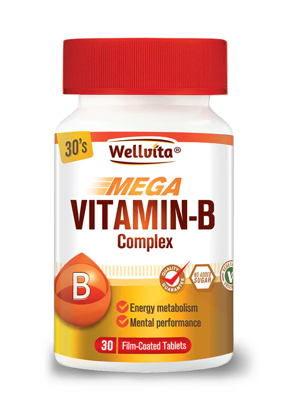 MEGA VITAMINE B COMPLEX 60 CAPSULAS