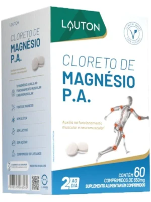 CLORETO DE MAGNESIO P.A 650MG 60 CAPSULAS