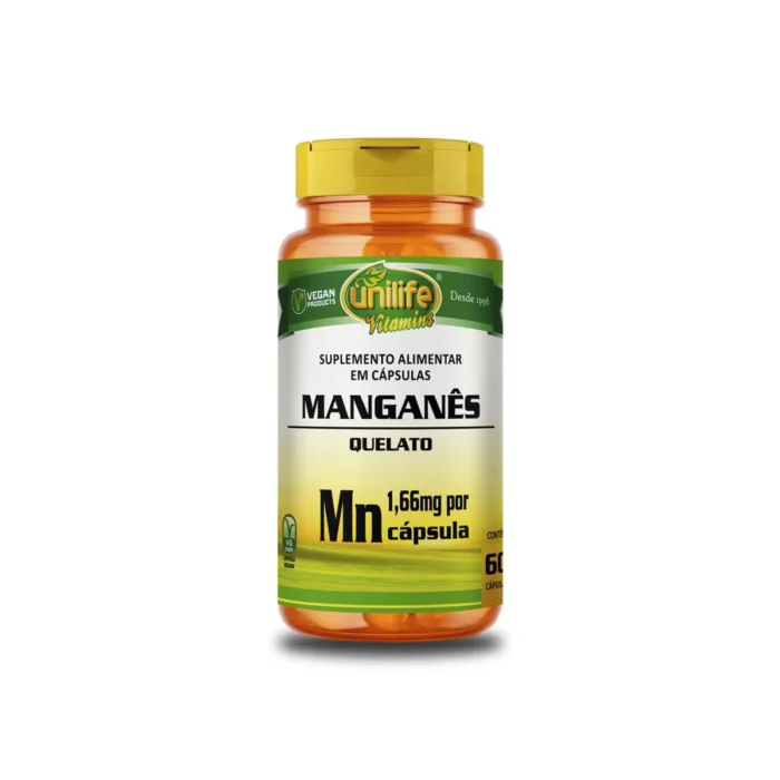 MANGANES QUELATO 1,66MG 60 CAPSULAS