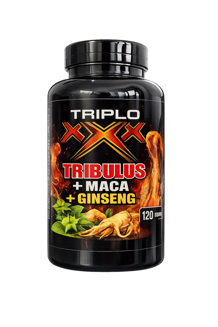 TRIBULUS TERRESTRIS COM MACA 100+20 CAPSULAS