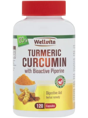 CURCUMIN TURMERIC  120 CAPSULAS