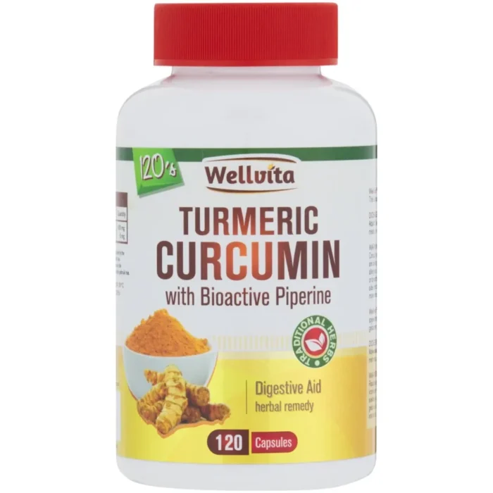 CURCUMIN TURMERIC  120 CAPSULAS