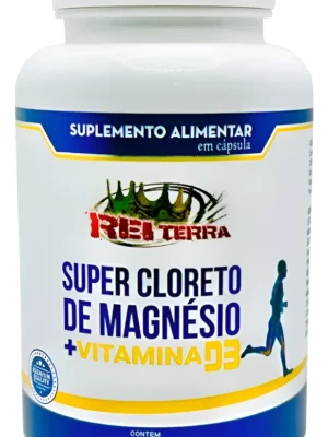 SUPER CLORETO DE MAGNESIO + VITAMINA D3 500MG 60 CAPSULAS