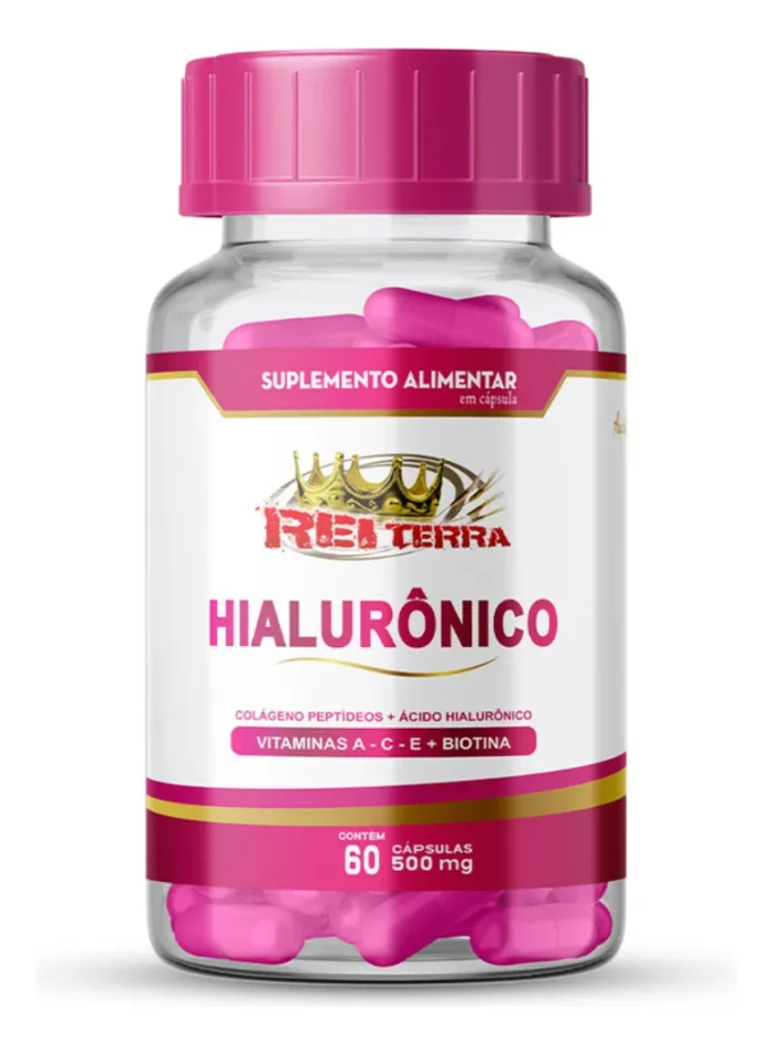 HILAURONICO E VITAMINAS A,C,E+BIOTINA 500MG 60 CAPSULAS