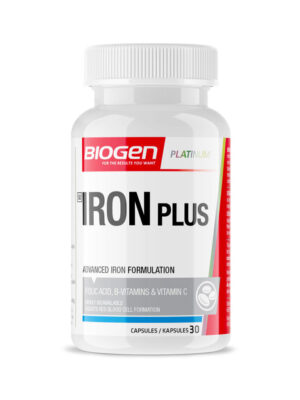 IRON PLUS  FOLIC ACID, B VITAMINS E VITAMAN C 60 CAPSULAS