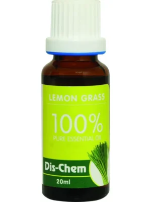 LEMON GRASS 100% PURE ESSENTIAL Dis-Chem 20 ml