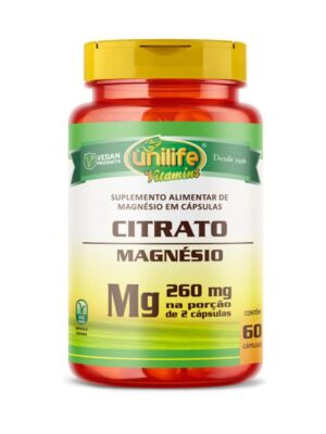 CITRATO MAGNESIO 260MG 60 CAPSULAS