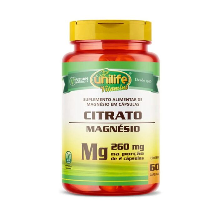 CITRATO MAGNESIO 260MG 60 CAPSULAS