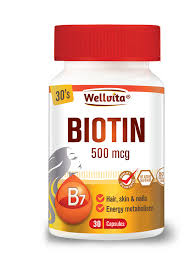 Biotin 500mcg 30 capsulas