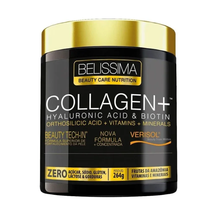 COLAGENO + HYALURONICO ACID E BIOTIN 264G SABOR LARANJA +ACEROLA