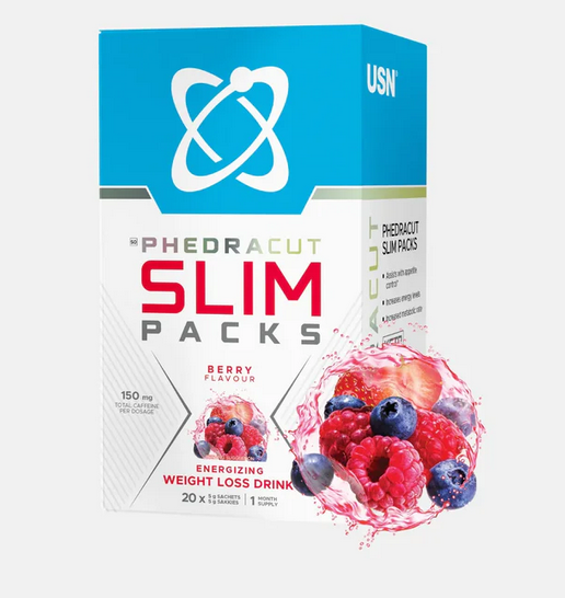 Phedra-Cut-Slimpacks PHEDRACUT SLIM PACKS SABOR BERRY 150mg