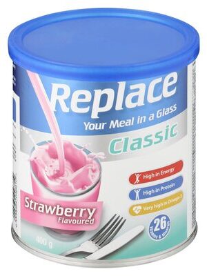 REPLACE YOUR MEAL IN A GLASS CLASSIC strawberry FLAVOURED