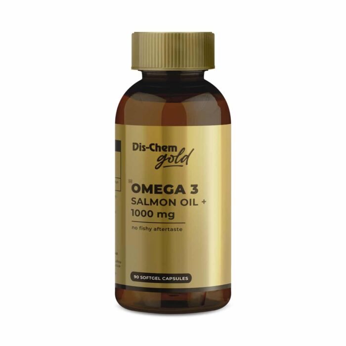 VITAMIN GOLD OMEGA 3 SALMON OIL + 1000MG NO FISHY AFTERTASTE