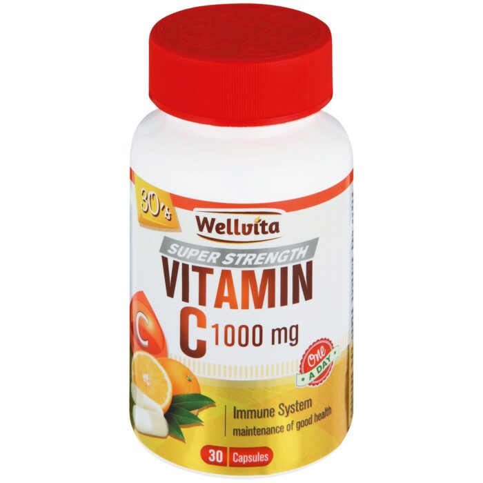 VITAMIN C 1000mg SUPER STRENGTH 30 CAPSULES