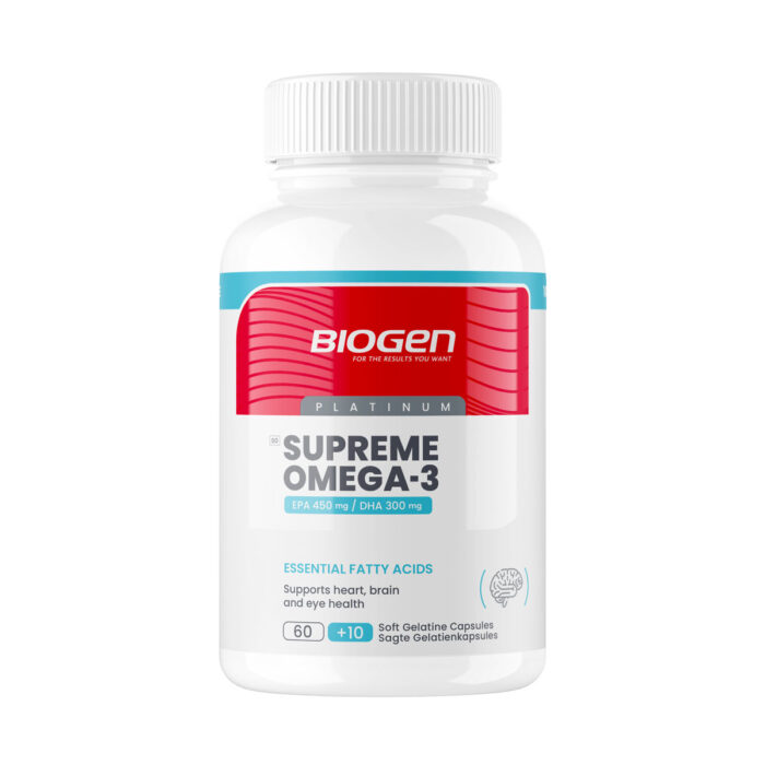 SUPREME OMEGA 3 60+10 CAPSULES