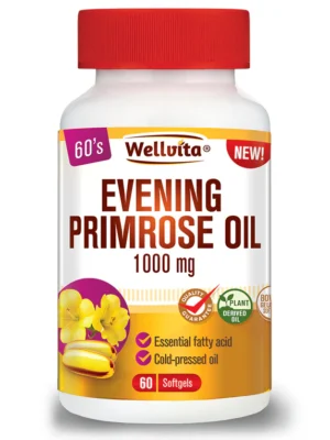 EVENING PRIMROSE OIL 500mg with Vitamin E 60 Softgel