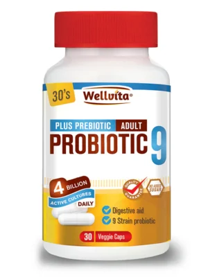 PROBIOTIC 9 WHITH PROBIOTIC 30 CAPSULAS
