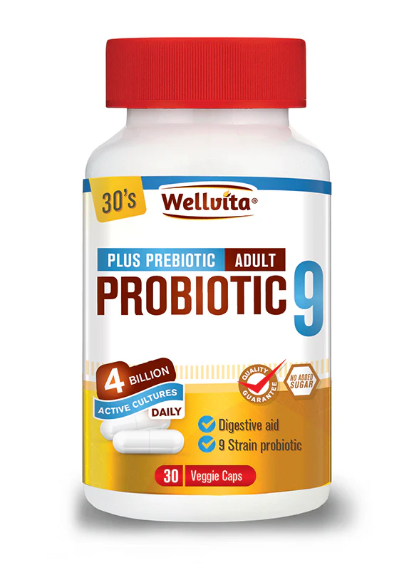 PROBIOTIC 9 WHITH PROBIOTIC 30 CAPSULAS