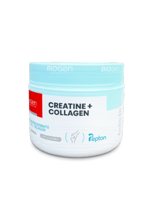 BIOGEN CREATINE + COLLAGEN (PEPTAN)- UNFLAVOURED POWDER